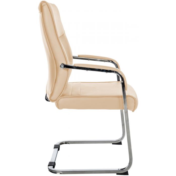 2er Set Besucherstuhl HLO-CP112 ~ khaki