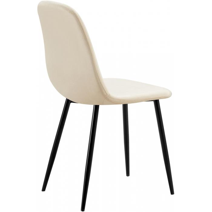 Esszimmerstuhl HLO-CP112 Samt ~ creme