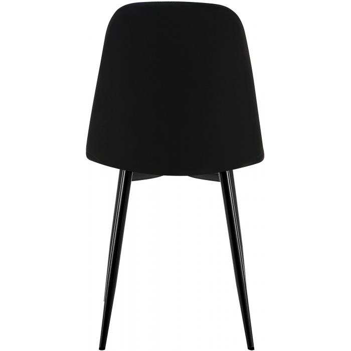 Esszimmerstuhl HLO-CP112 Samt ~ schwarz