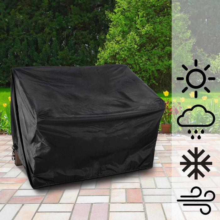 Teakbank HLO-CP3 120 cm mit Abdeckhaube ~ teak