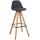 Barhocker HLO-CP311 Stoff Square natura ~ dunkelgrau