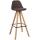 Barhocker HLO-CP311 Stoff Square natura ~ braun