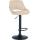 Barhocker HLO-CP277 Kunstleder schwarz ~ creme