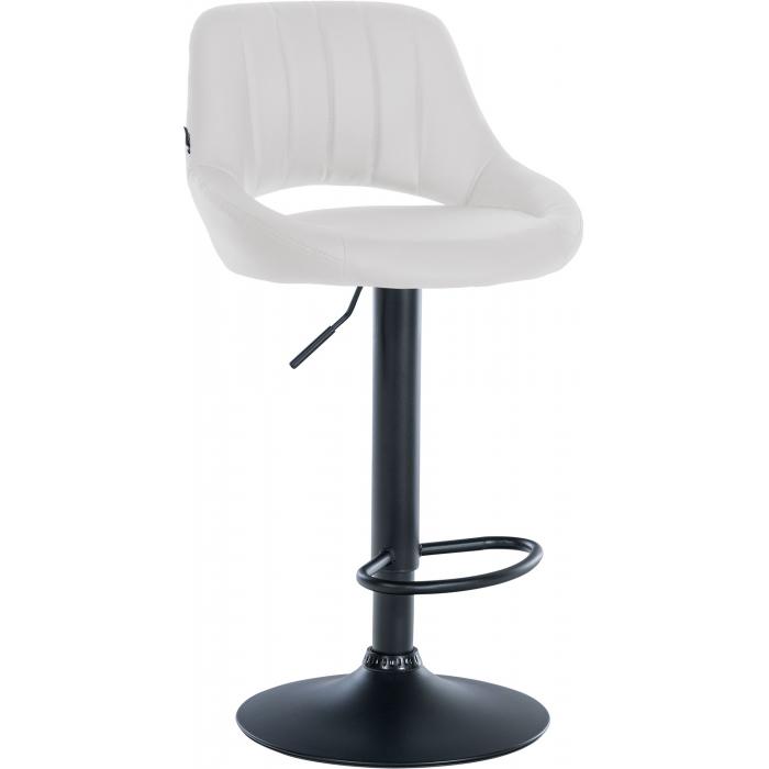 Barhocker HLO-CP277 Kunstleder schwarz ~ wei