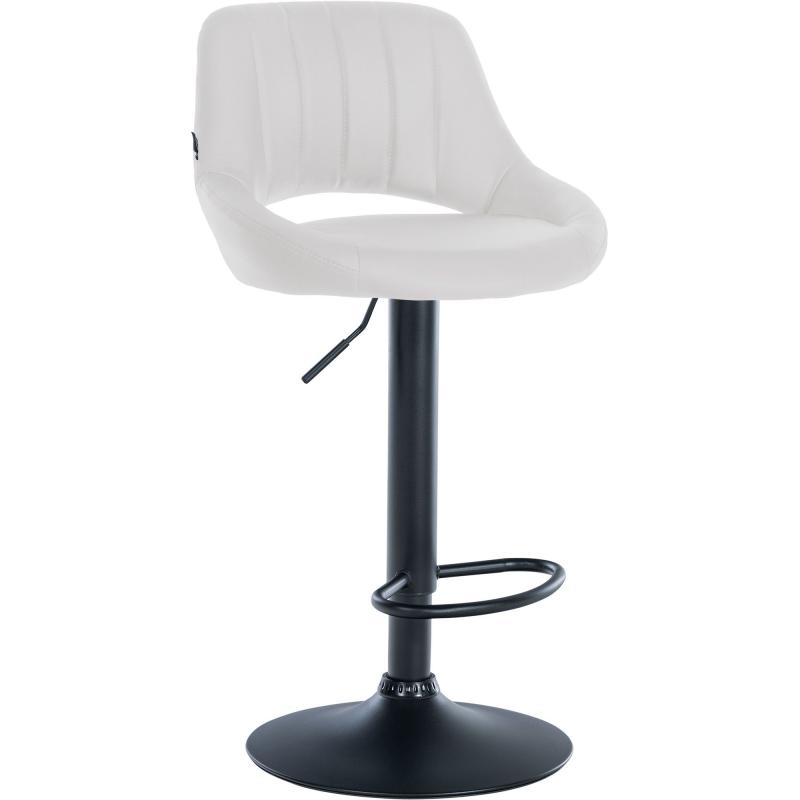 Barhocker HLO-CP277 Kunstleder schwarz ~ wei