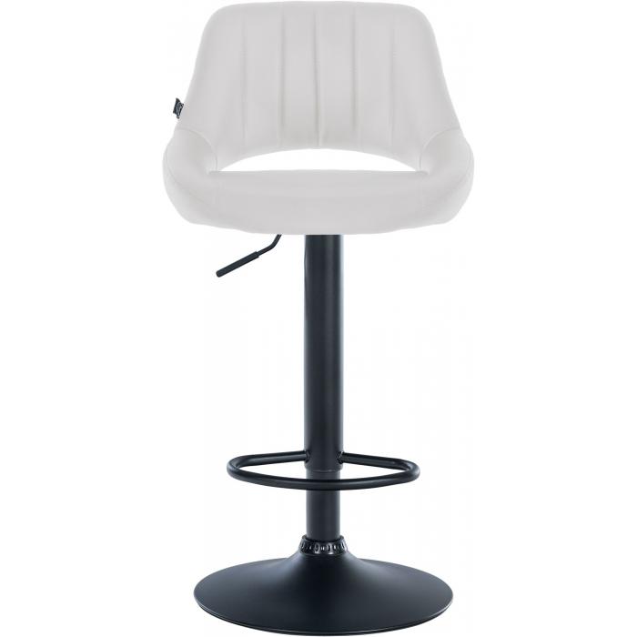 Barhocker HLO-CP277 Kunstleder schwarz ~ wei