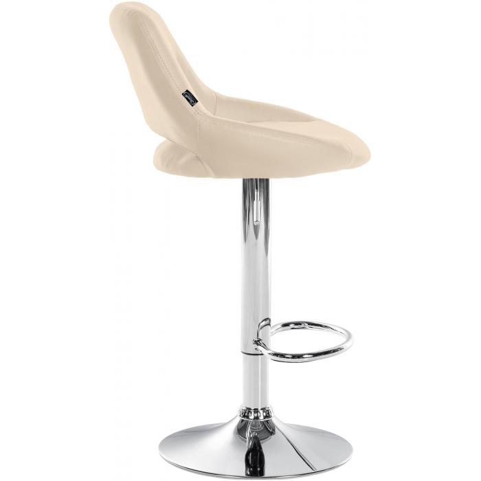2er Set Barhocker HLO-CP277 Kunstleder C ~ creme