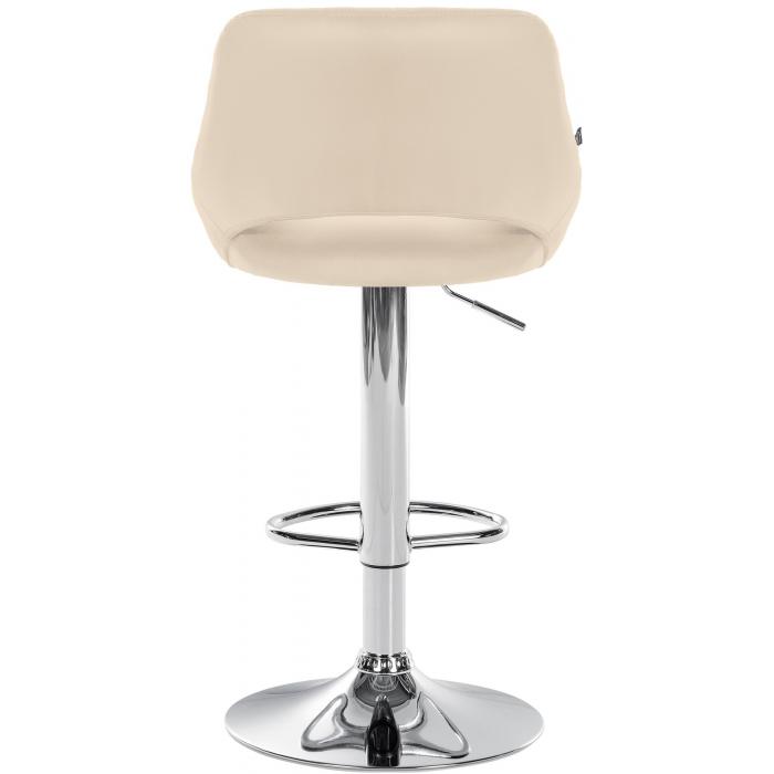 2er Set Barhocker HLO-CP277 Kunstleder C ~ creme