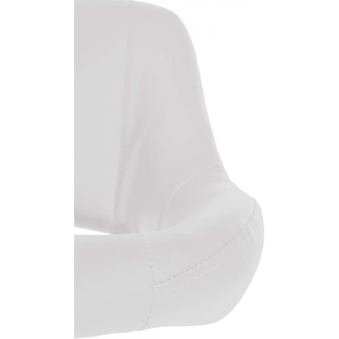 2er Set Barhocker HLO-CP277 Kunstleder C ~ wei