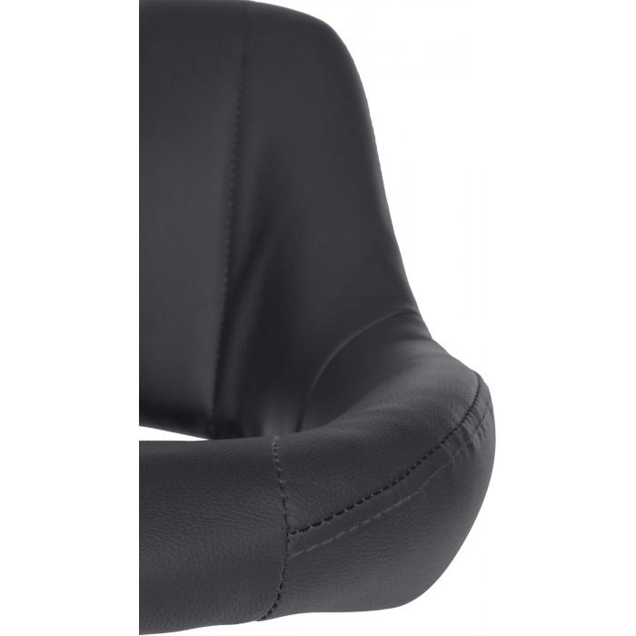 2er Set Barhocker HLO-CP277 Kunstleder W ~ schwarz