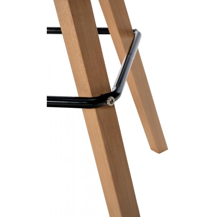 Barhocker HLO-CP310 Kunstleder Square natura ~ wei