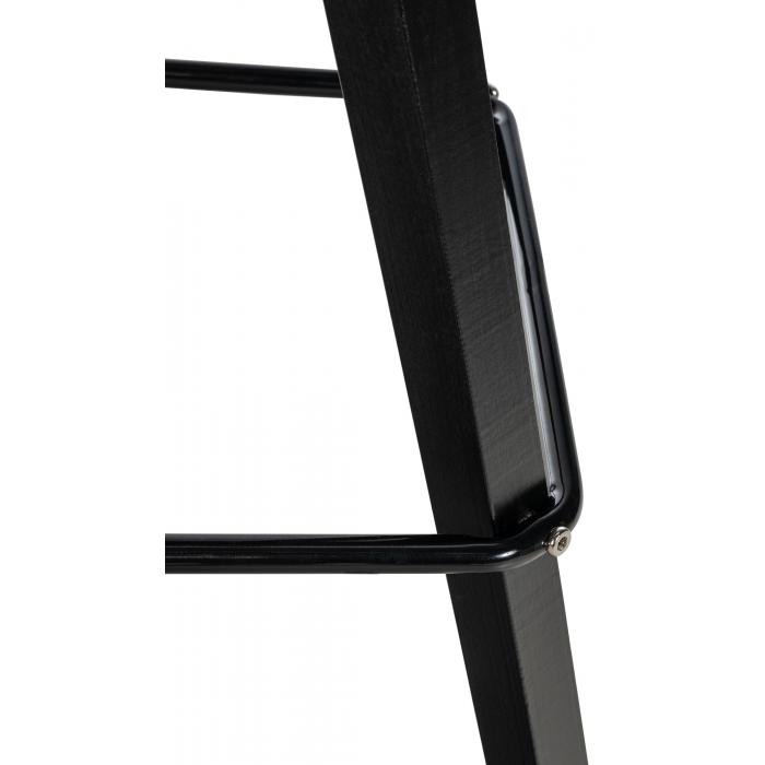 Barhocker HLO-CP310 Kunstleder Square schwarz ~ wei