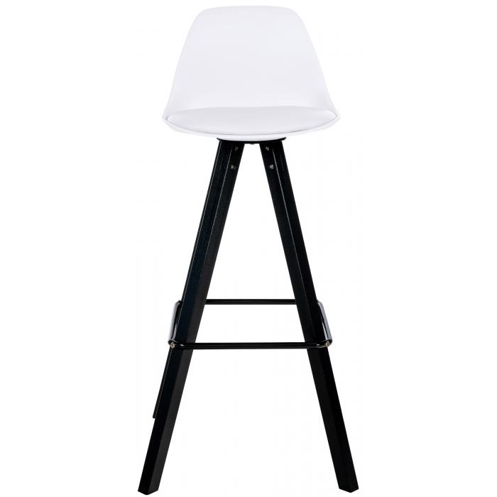 Barhocker HLO-CP310 Kunstleder Square schwarz ~ wei