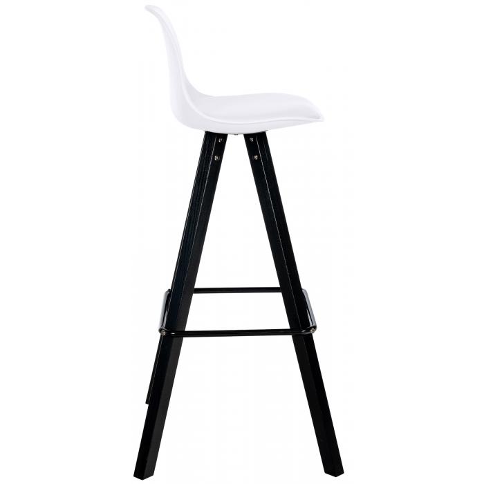 Barhocker HLO-CP310 Kunstleder Square schwarz ~ wei