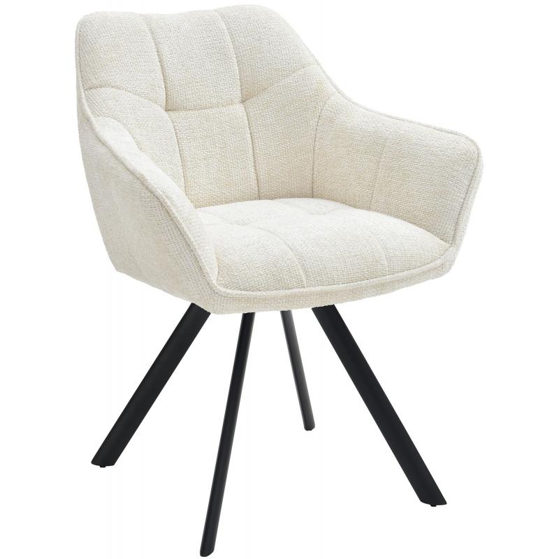 Esszimmerstuhl HLO-CP114 Stoff ~ creme