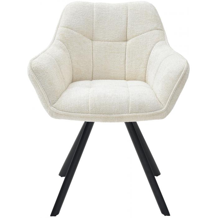 Esszimmerstuhl HLO-CP114 Stoff ~ creme
