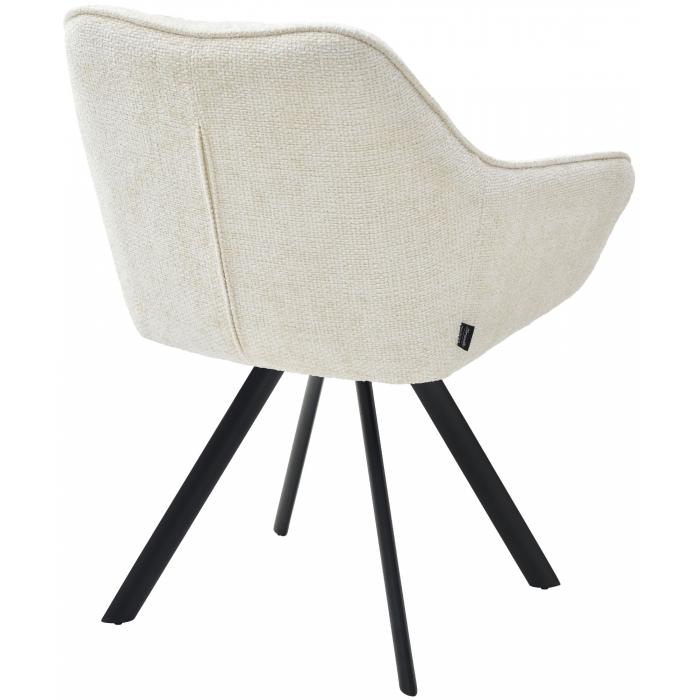 Esszimmerstuhl HLO-CP114 Stoff ~ creme