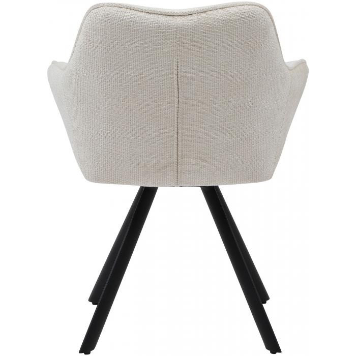 Esszimmerstuhl HLO-CP114 Stoff ~ creme