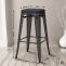 4er Set Barhocker HLO-CP305 ~ schwarz