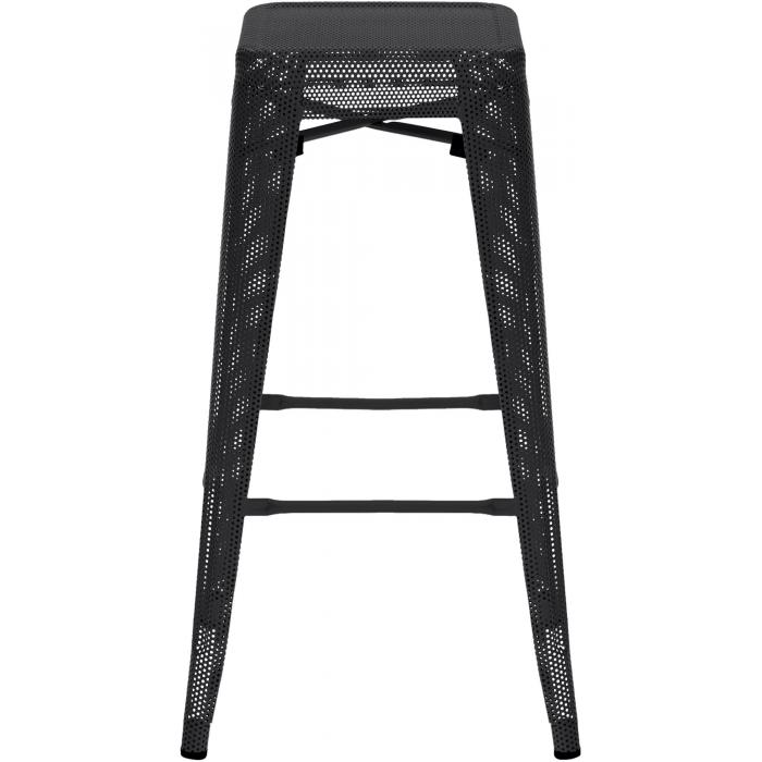 4er Set Barhocker HLO-CP305 ~ schwarz