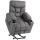 Sessel HLO-CP15 Stoff ~ dunkelgrau