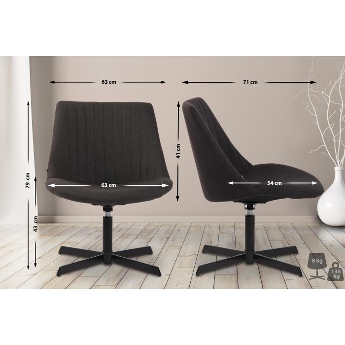 Lounger HLO-CP100 ~ dunkelgrau