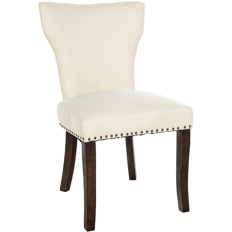 Esszimmerstuhl HLO-CP98 Stoff antik-dunkel ~ creme