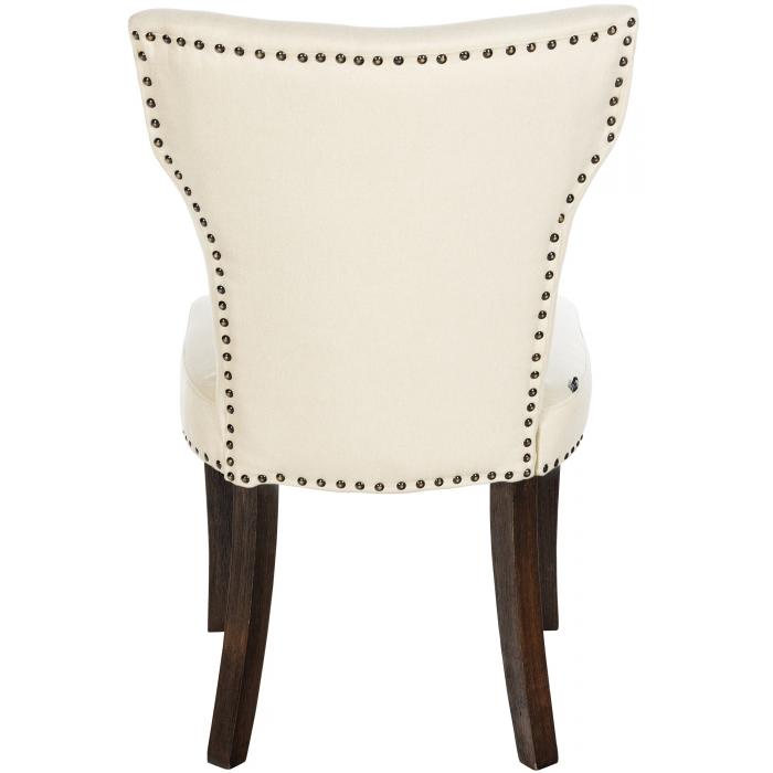 Esszimmerstuhl HLO-CP98 Stoff antik-dunkel ~ creme