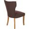Esszimmerstuhl HLO-CP98 Stoff antik-hell ~ braun