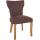 Esszimmerstuhl HLO-CP98 Stoff antik-hell ~ braun