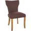 Esszimmerstuhl HLO-CP98 Stoff antik-hell ~ braun