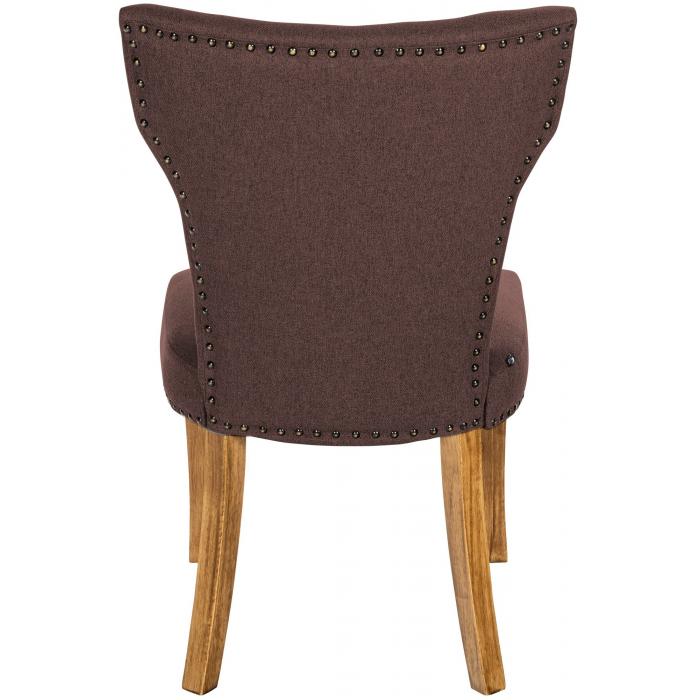 Esszimmerstuhl HLO-CP98 Stoff antik-hell ~ braun