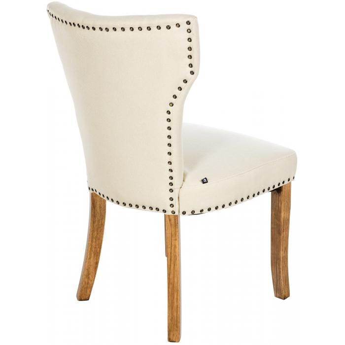 Esszimmerstuhl HLO-CP98 Stoff antik-hell ~ creme