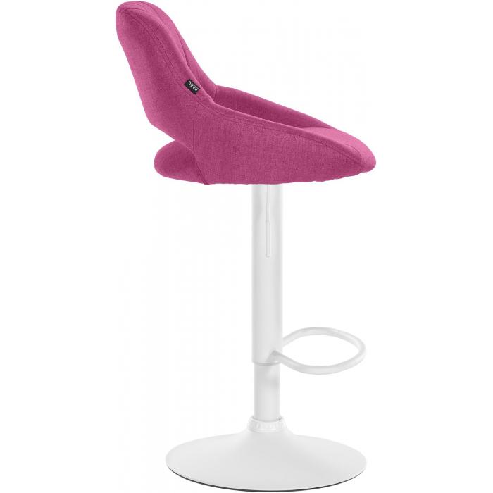 Barhocker HLO-CP279 Stoff wei ~ lila