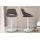 Barhocker HLO-CP279 Stoff wei ~ dunkelgrau