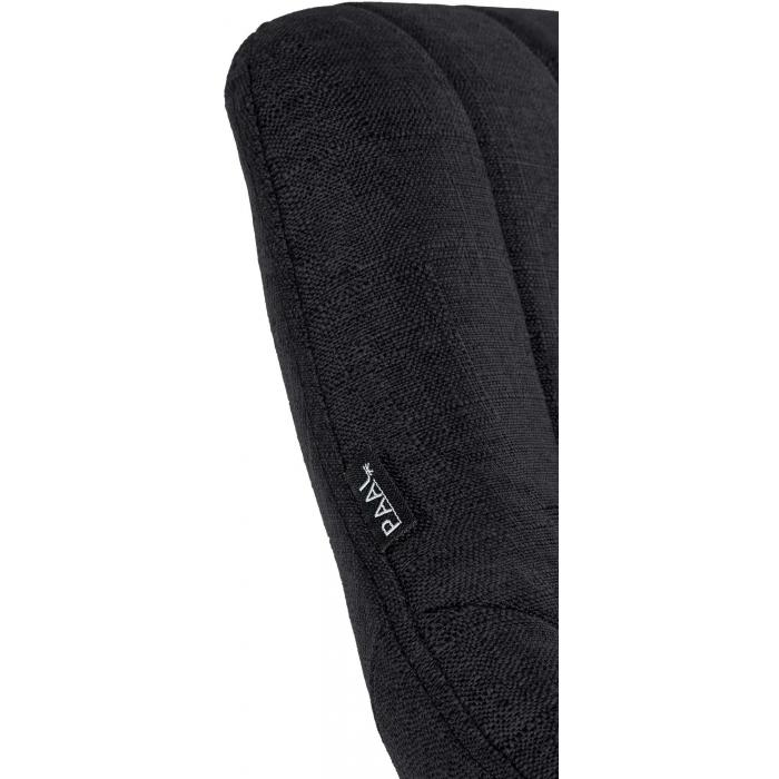 Barhocker HLO-CP279 Stoff wei ~ schwarz