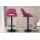 Barhocker HLO-CP279 Stoff schwarz ~ lila