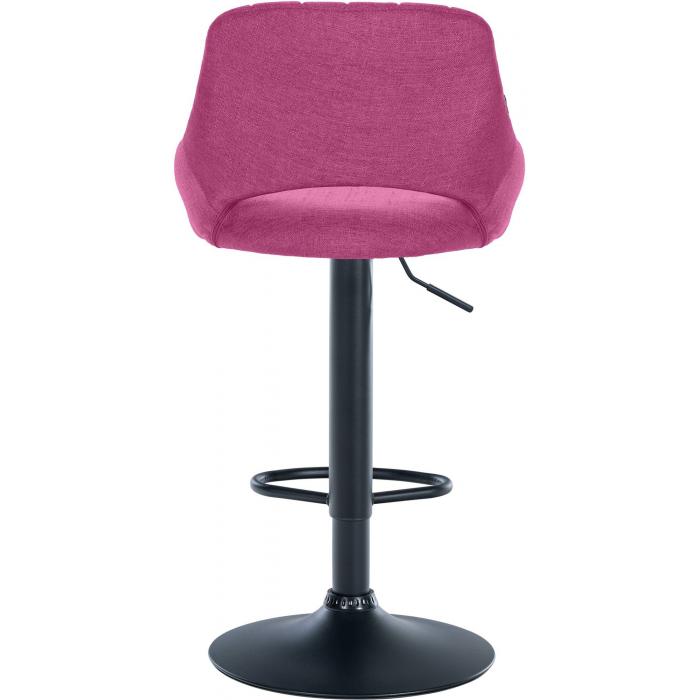 Barhocker HLO-CP279 Stoff schwarz ~ lila