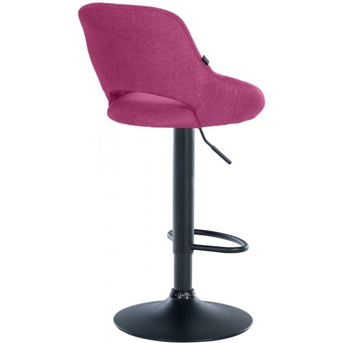 Barhocker HLO-CP279 Stoff schwarz ~ lila