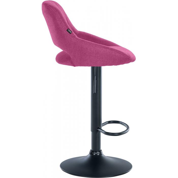 Barhocker HLO-CP279 Stoff schwarz ~ lila