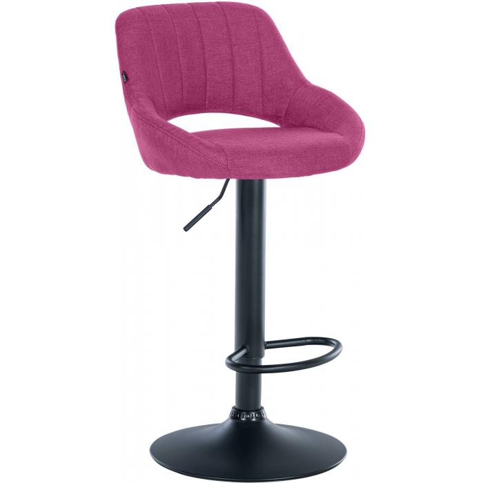 Barhocker HLO-CP279 Stoff schwarz ~ lila