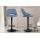 Barhocker HLO-CP279 Stoff schwarz ~ blau