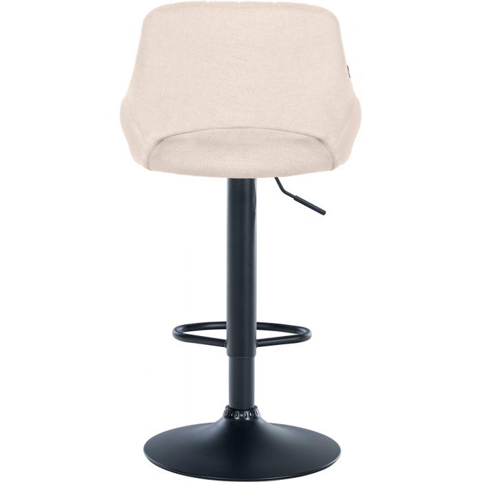 Barhocker HLO-CP279 Stoff schwarz ~ creme