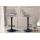 Barhocker HLO-CP279 Stoff schwarz ~ grau