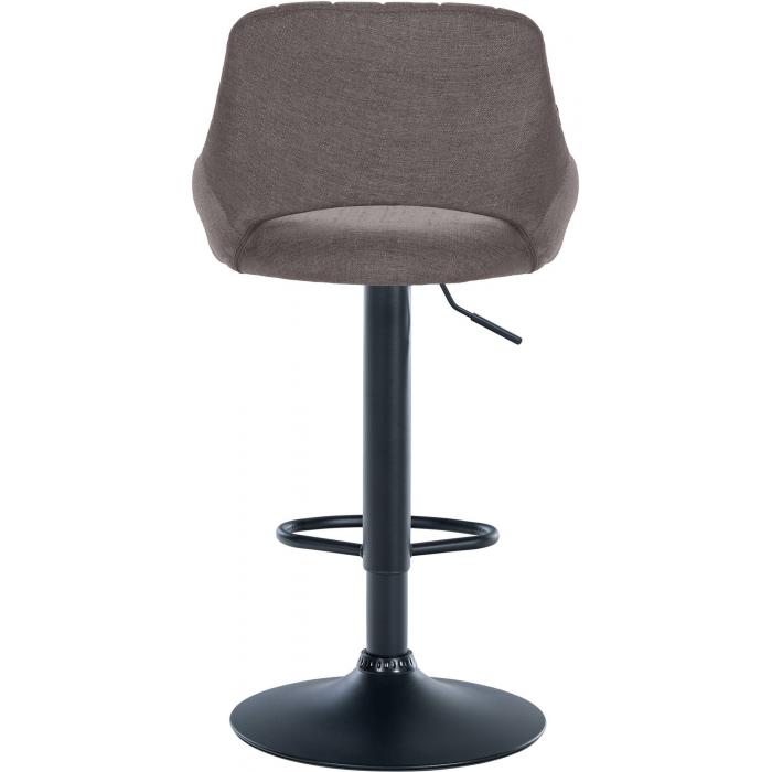 Barhocker HLO-CP279 Stoff schwarz ~ dunkelgrau