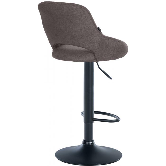 Barhocker HLO-CP279 Stoff schwarz ~ dunkelgrau