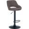 Barhocker HLO-CP279 Stoff schwarz ~ dunkelgrau