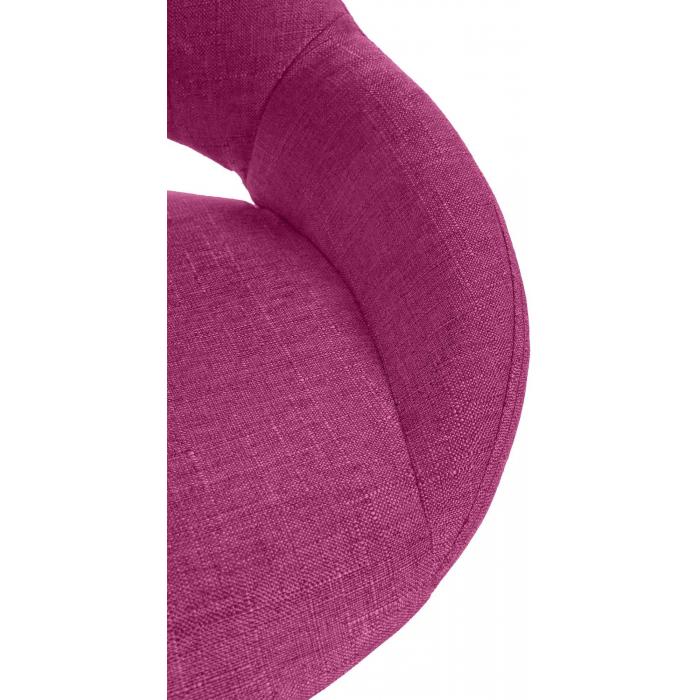 Barhocker HLO-CP279 Stoff chrom ~ lila