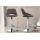 Barhocker HLO-CP279 Stoff chrom ~ dunkelgrau