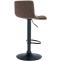 Barhocker HLO-CP20 Stoff B ~ braun
